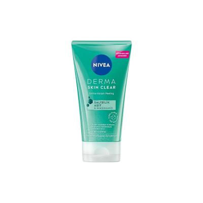Nivea Derma Skin Clear Anti-Acne Exfoliating Face Wash with Salicylic Asit (BHA) and Niasinamid - 5.07 fl oz