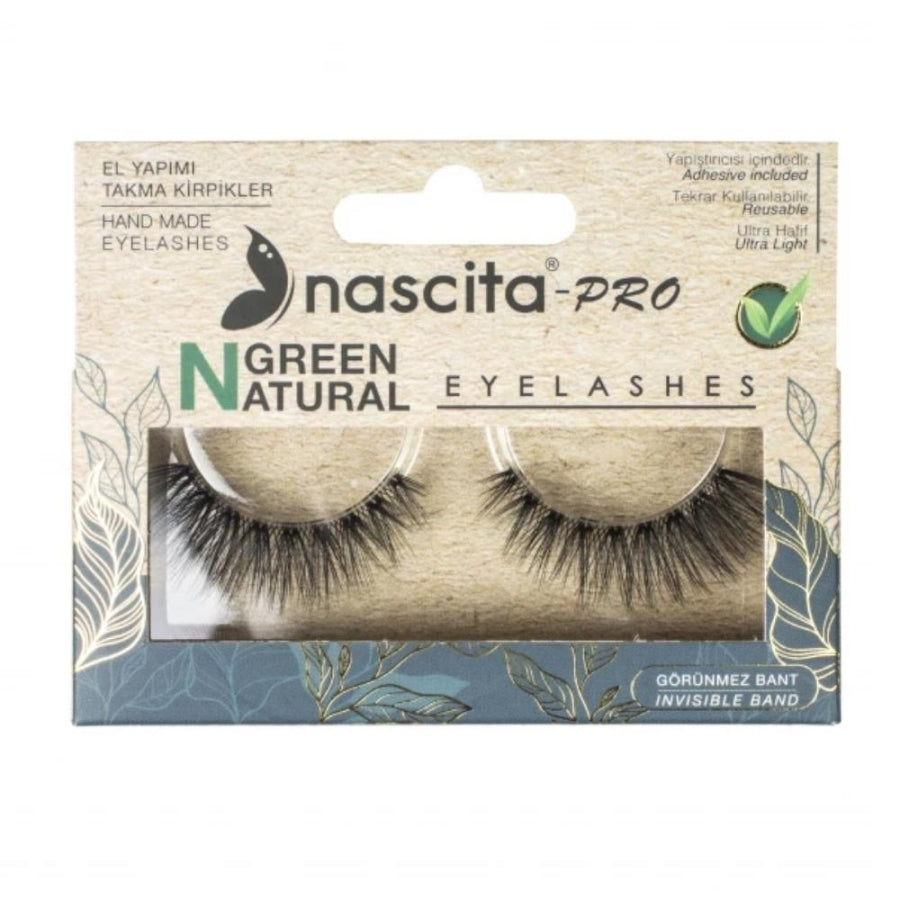 Nascita Green Natural False Eyelashes 112 Smoky Effect 1 Pair