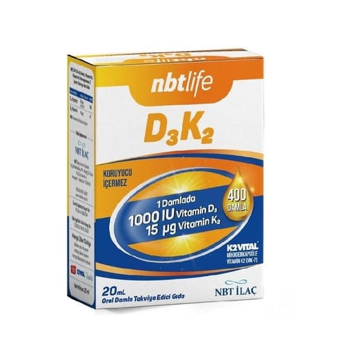 NBT Life D3K2 Drops 20 ml