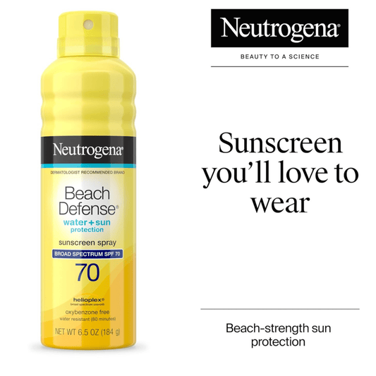 Spray solaire Neutrogena Beach Defense FPS 70 184 g