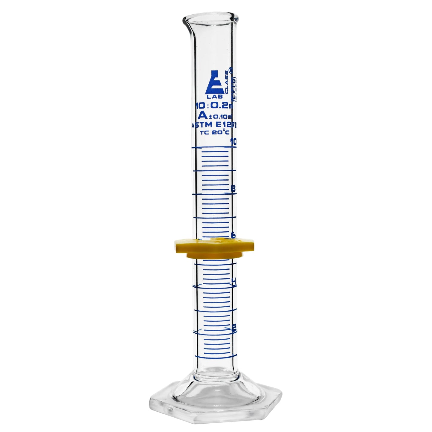 Class A Graduated Glass Cylinder, Single Scale, 10 mL Science & Laboratory Pasteur Pharmacy