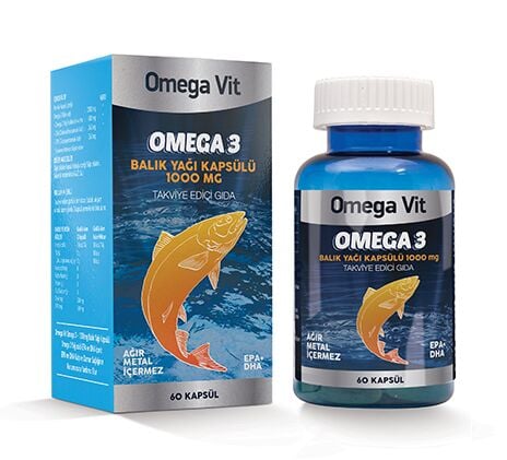 Vitamaks Omega Vit 1000 mg Essential Fatty Acids 60 Capsules