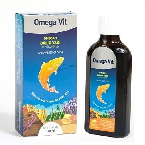 Vitamaks Omega Vit Fish Oil Syrup High DHA & EPA 100 ml