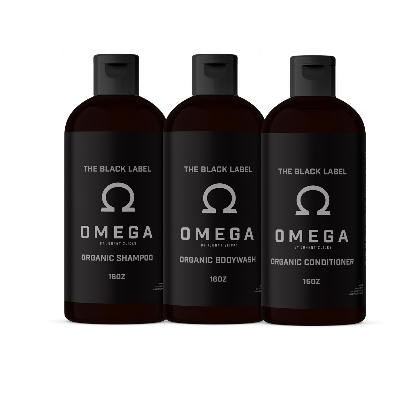 Johnny Slicks Black Label Shower Set Johnny Slicks Omega Liquid