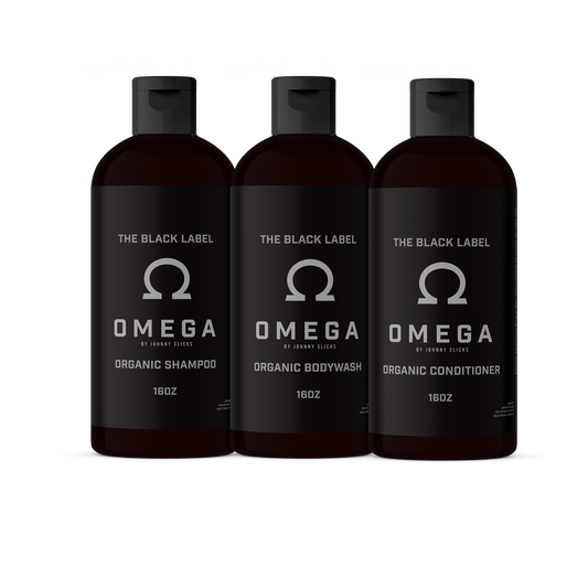 Johnny Slicks Black Label Shower Set Johnny Slicks Omega Liquid