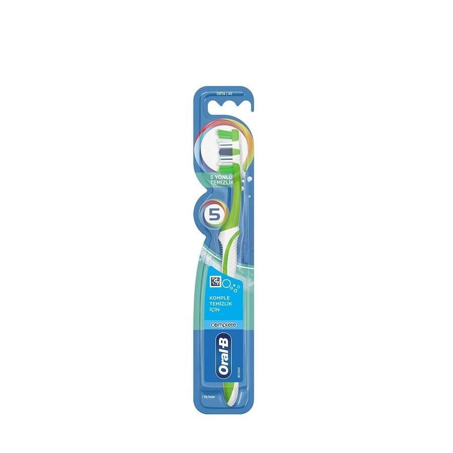 Oral-B Complete 5-Way Clean Medium Toothbrush 40 Count 1pc
