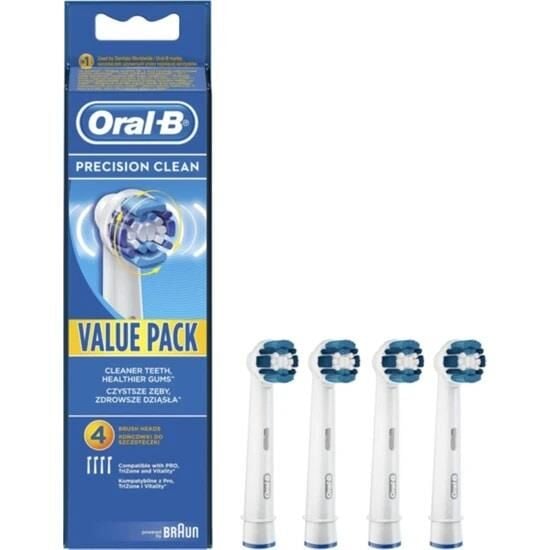 Oral-B Precision Clean Replacement Brush Heads 4 Count