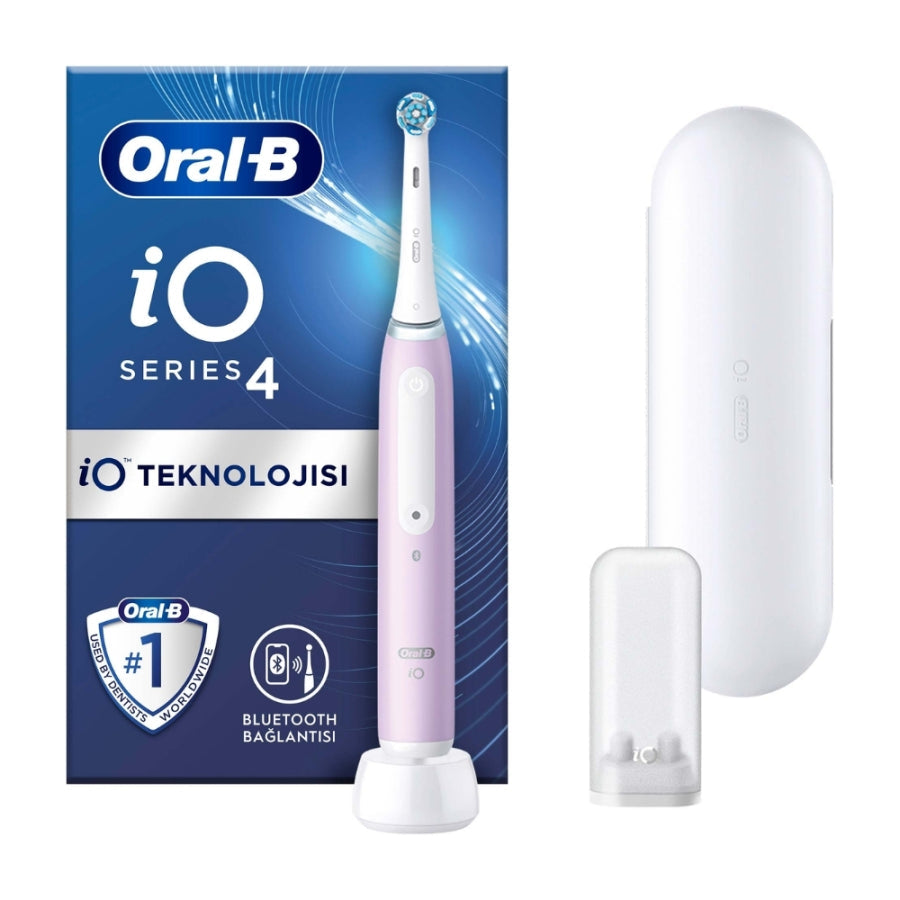 Oral-B iO Series 4 Electric Toothbrush with Pressure Sensor Lavender