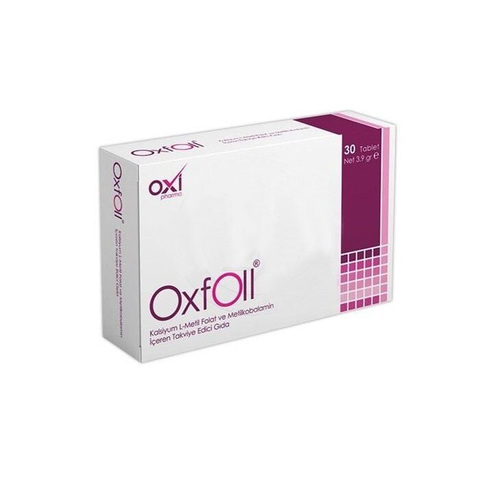 Oxi Pharma Oxfoll Methyl Folate Supplement 30 Tablets