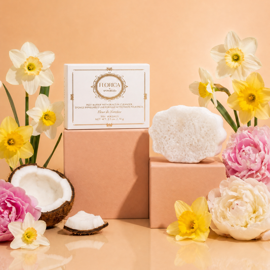 Éponge pédicure Fleur de Narcisse | Florica