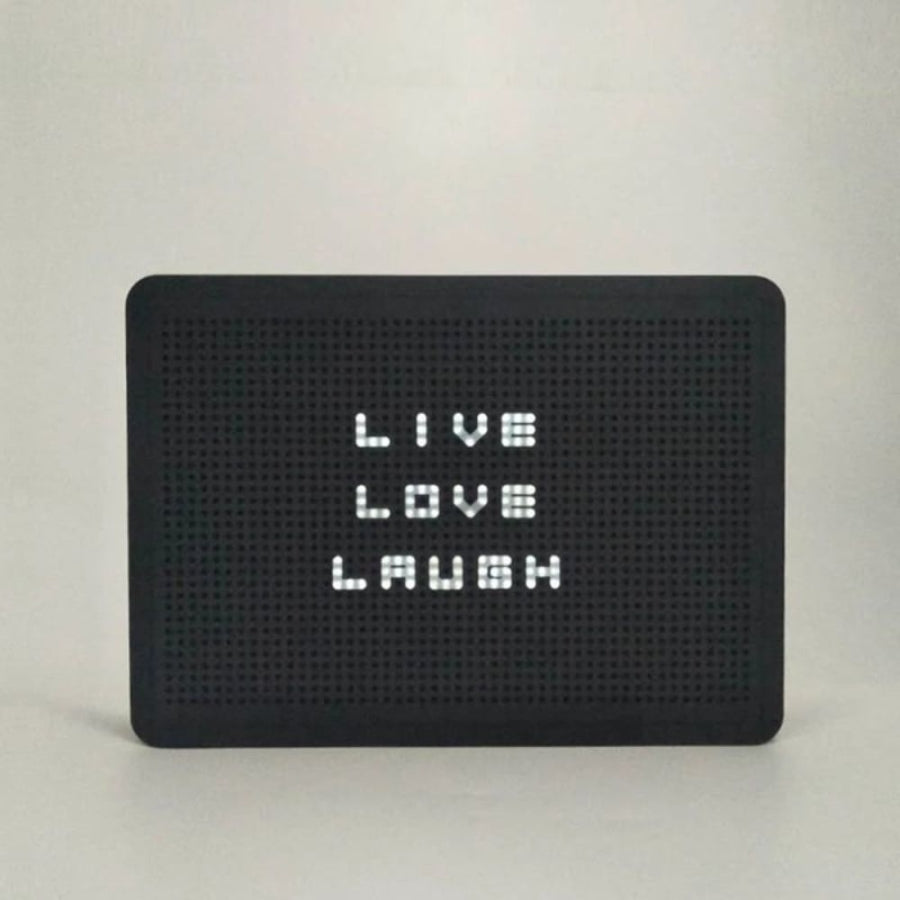 Petrix Pegboard Light Up Message Board Home Decor