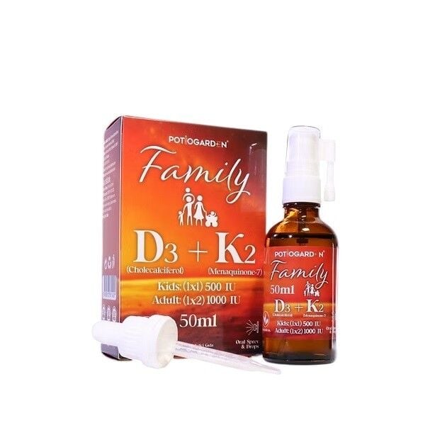 Empati Pharma Potiogarden Family D3 K2 Spray 50 ml