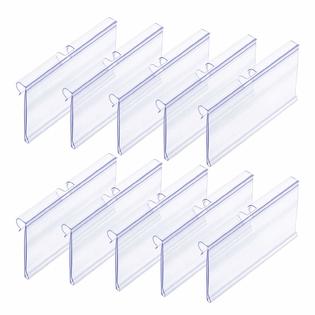 32-Inch Clear Plastic Label Holders for Wire Baskets (50 Count) Science & Laboratory Pasteur Pharmacy