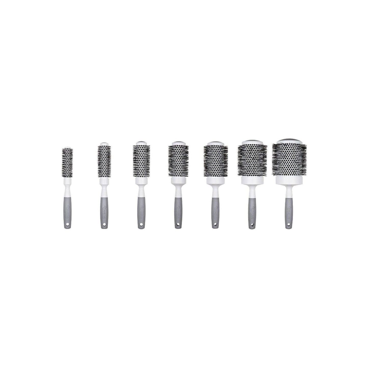 Pro Ultra Ceramic Thermal Round Hair Brush Hair Brush Pasteur Pharmacy Set of all seven sizes