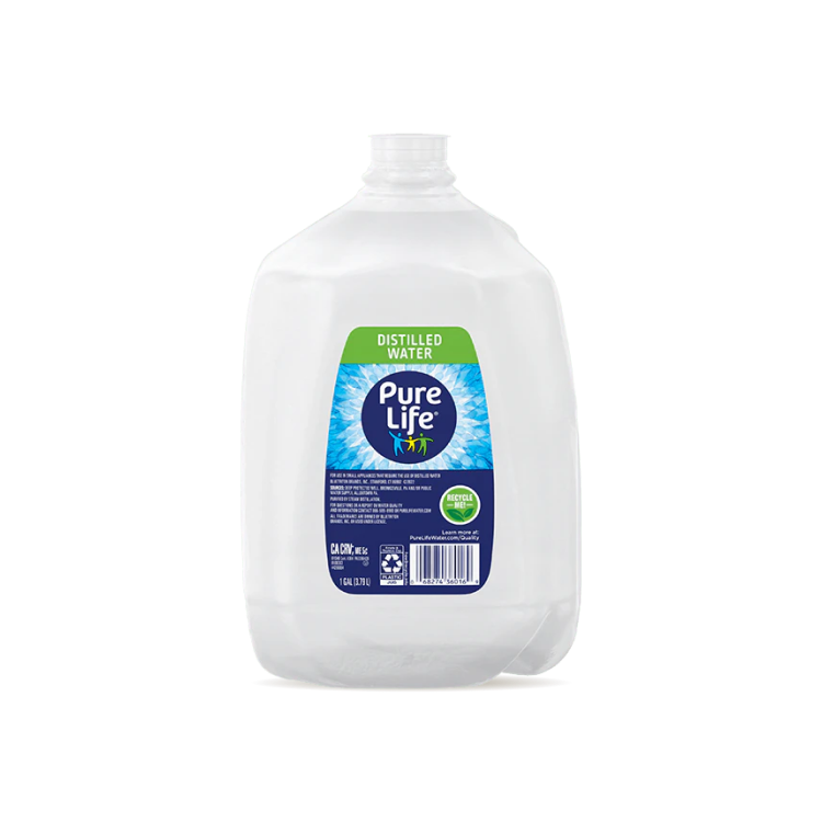 Agua destilada embotellada Pure Life, garrafa de 1 galón (3.78 L)