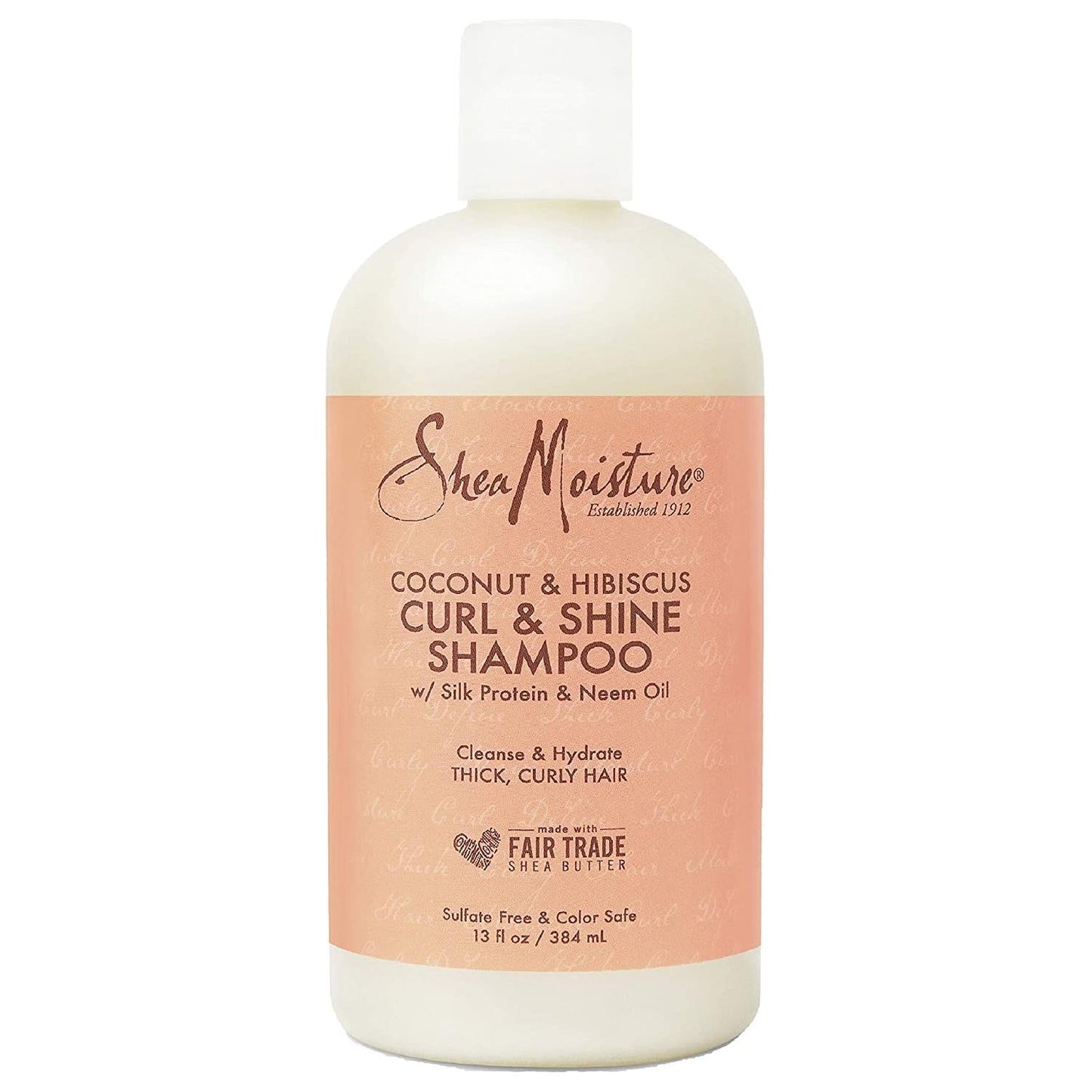 SheaMoisture Coconut & Hibiscus Curl & Shine Shampoo 384ml Shampoo Pasteur Pharmacy