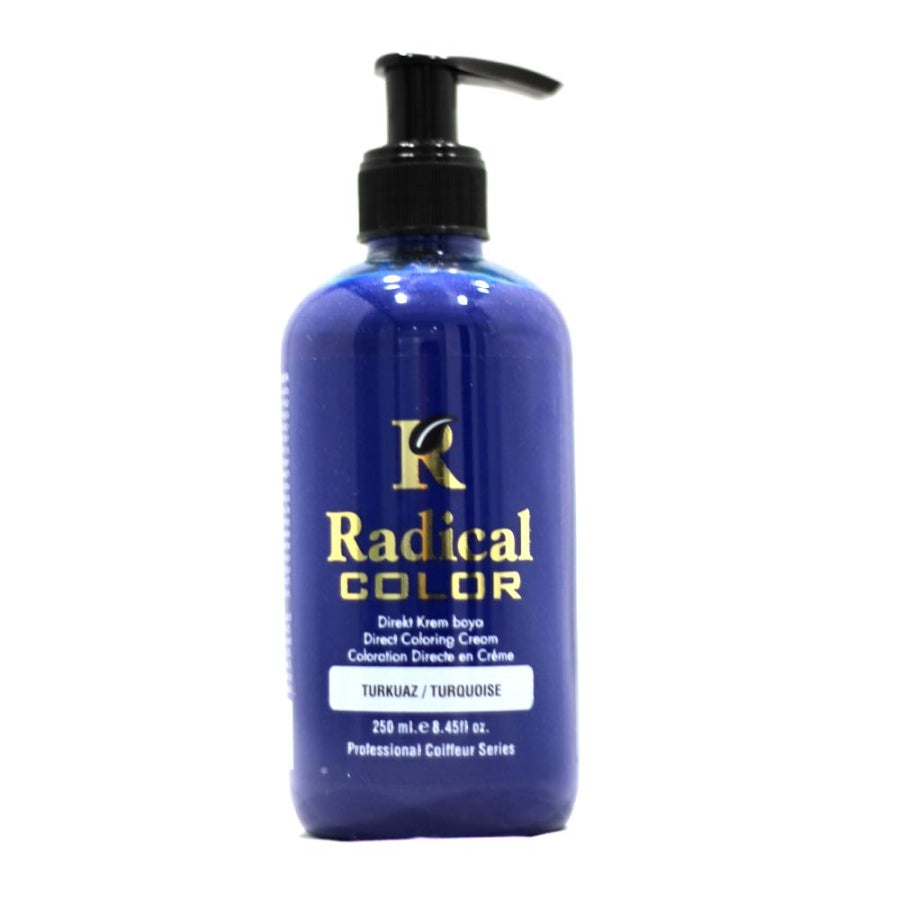 Radical Color Turquoise Hair Dye Vibrant Semi-Permanent 250ml