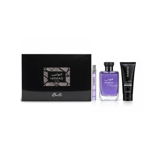 Rasasi Hawas 3 Piece Gift Set EDP for Men