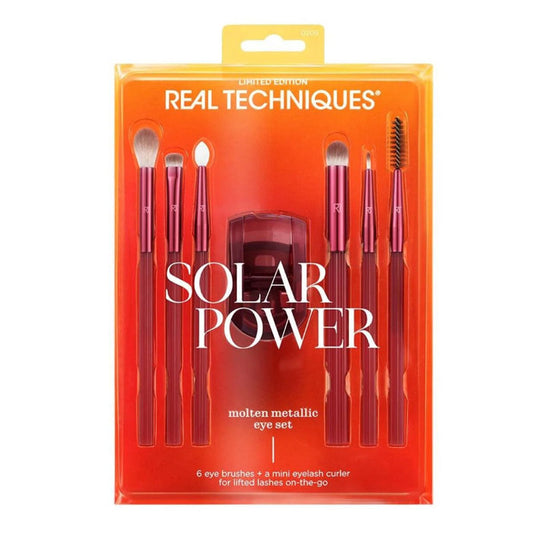 Real Techniques Solar Power Molten Metallic Eye Brush Set 7 Pieces