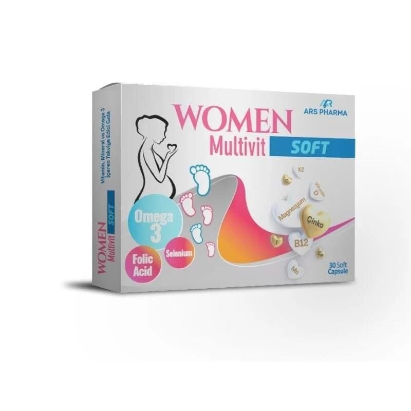 Ars Pharma Rezerv Women Multivit Soft Supplement 30 Capsules