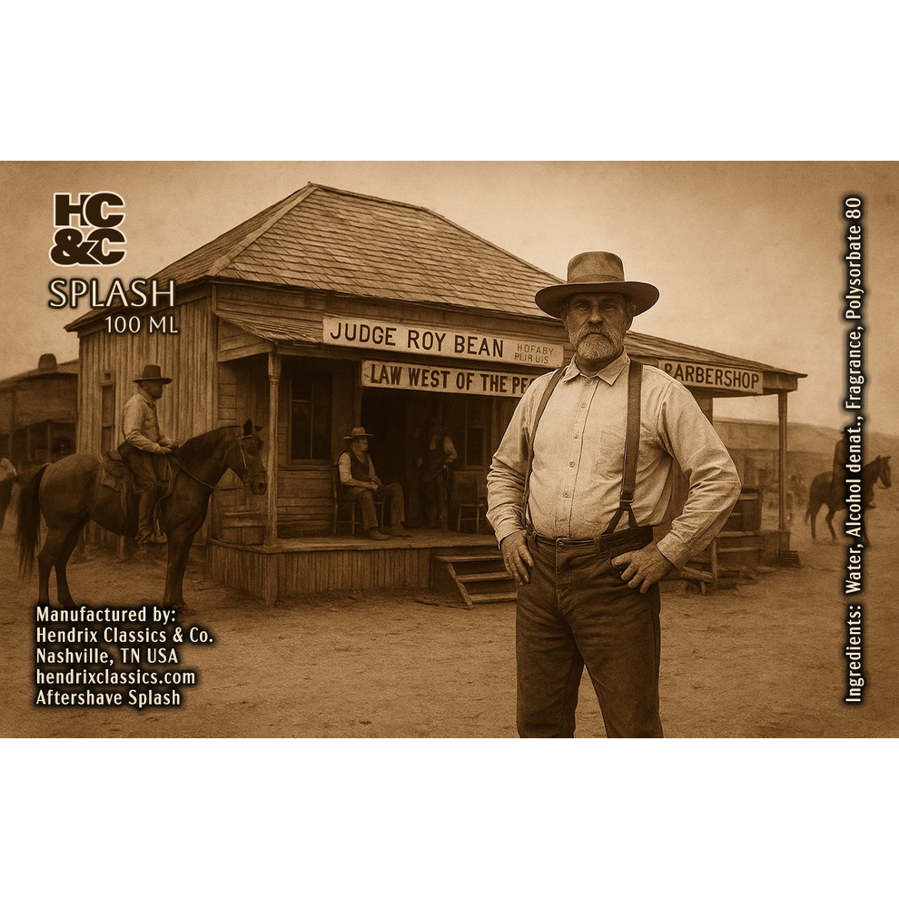 HC&C Judge Roy Bean Barbershop Shaving Collection Shaving Kit Pasteur Pharmacy Aftershave Splash 100ml