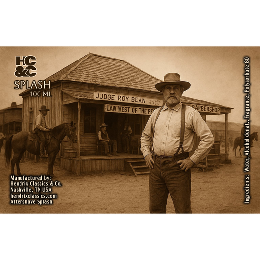 HC&C Judge Roy Bean Barbershop Shaving Collection Shaving Kit Pasteur Pharmacy Aftershave Splash 100ml