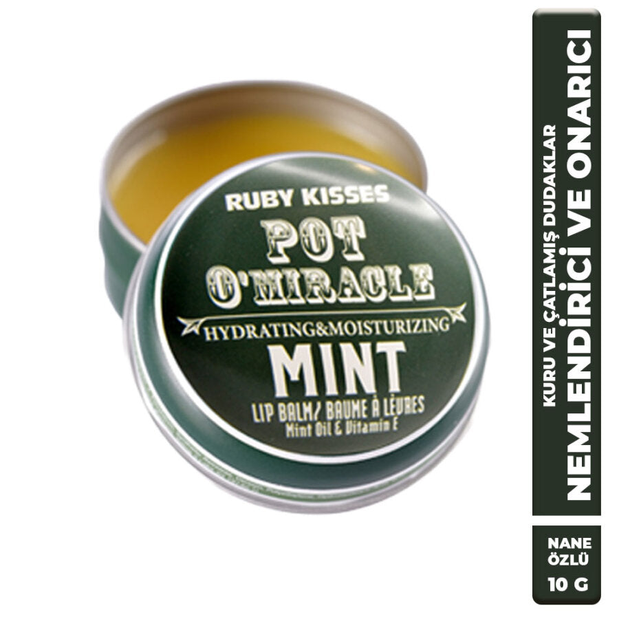 Ruby Kisses Lip Balm with Shea & Almond Oil for Dry Lips