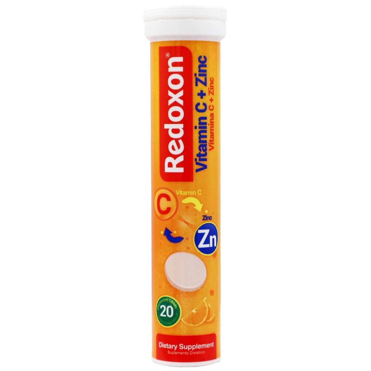 Redoxon Effervescent Vitamin C Tablets, Orange Flavored - 15 tablets 2.89 Oz