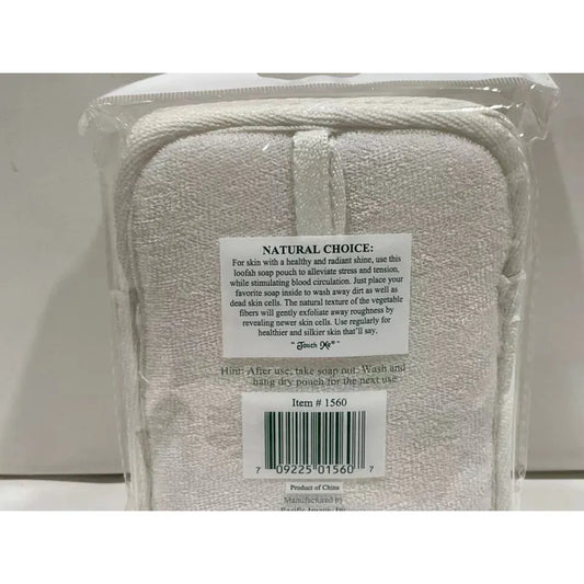 Touch Me Loofah Terry Soap Pouch Bath Accessory Pasteur Pharmacy