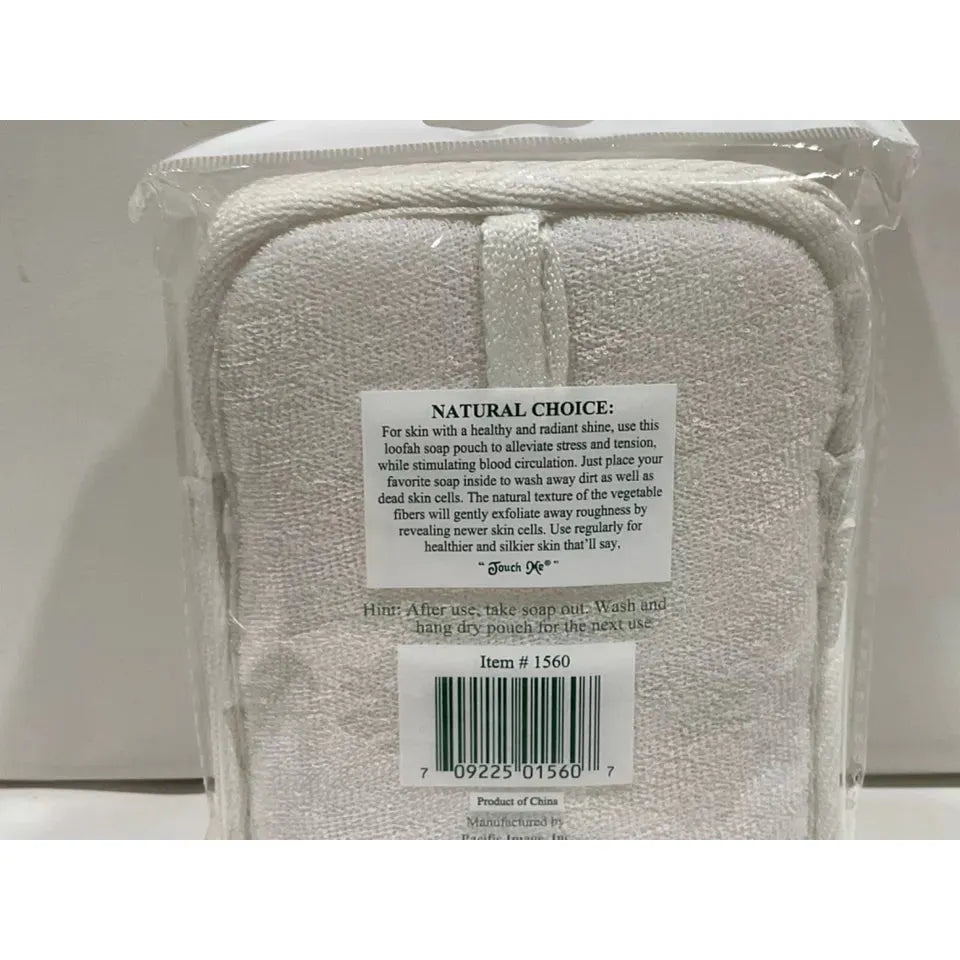 Touch Me Loofah Terry Soap Pouch Bath Accessory Pasteur Pharmacy