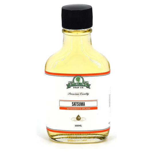 Stirling Soap Co. Satsuma Shaving Collection Shaving Set Pasteur Pharmacy Aftershave Splash 3.3oz