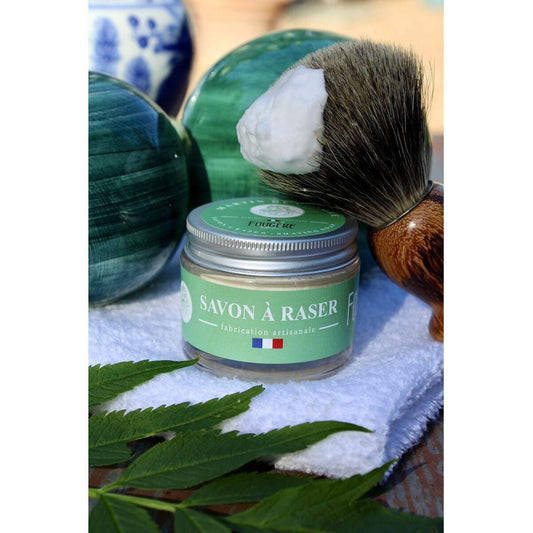 Martin de Candre Fern Fougere Collection Shaving Soap Shaving Soap Pasteur Pharmacy Glass Bowl 50g