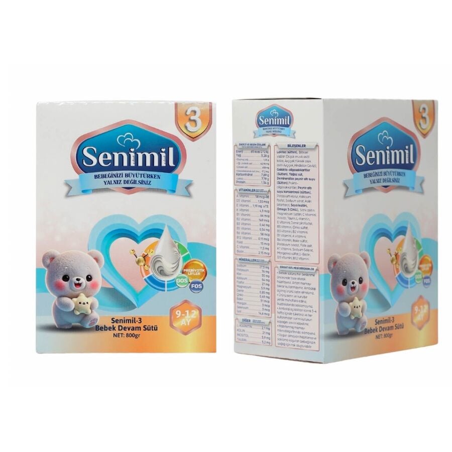 Senimil 3 Follow-On Baby Formula for 9-12 Months 800g