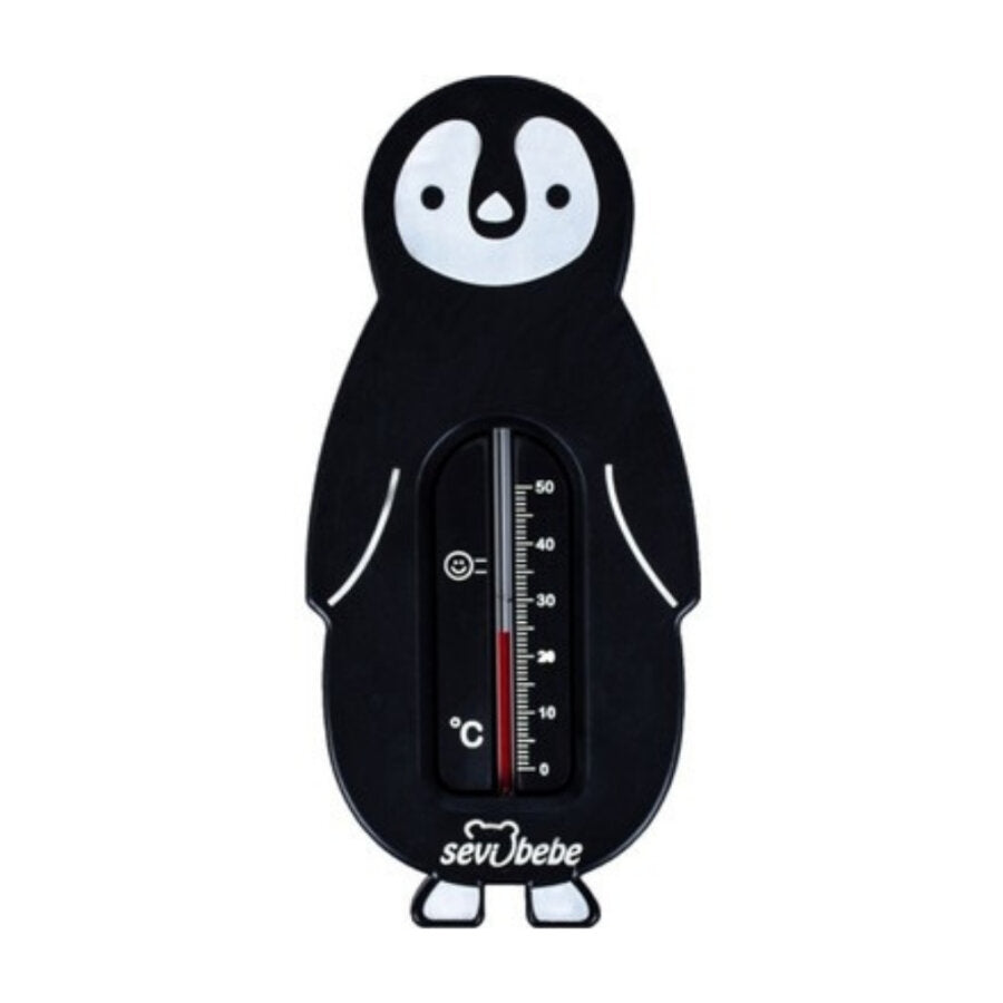 Sevi Bebe Bath and Room Thermometer for Newborns Black