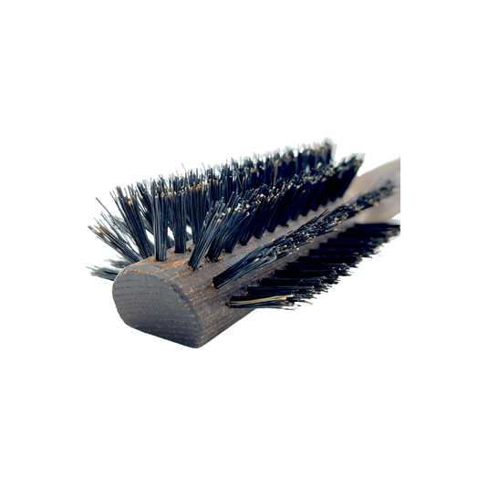 Dural Thermo ash wood half round hair brush with boar bristles - 8 rows Hair Brush Pasteur Pharmacy