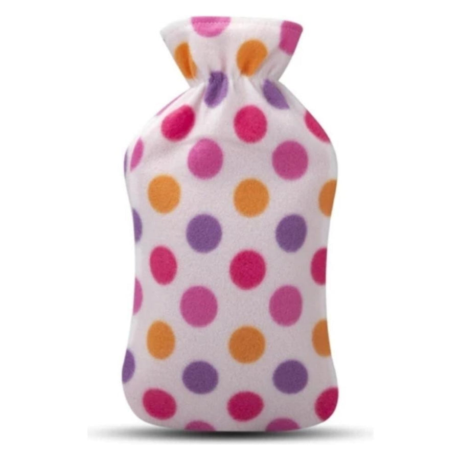 Smart Home Hot Water Bottle with Round Pattern Cover 2L