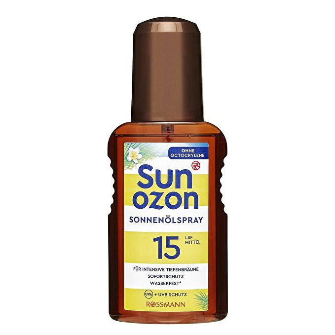 Sunozon SPF 15 Tanning Oil Spray for Sun Protection 150 ml