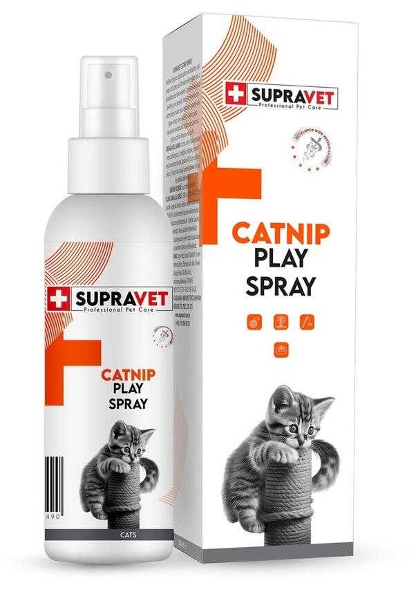 Supravet Catnip Spray Stimulating Play Formula 150 ml