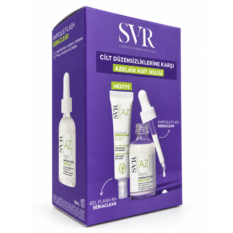 SVR Sebiaclear Duo+ Soin Anti-Imperfections à l'acide azélaïque 30 ml & 15 ml