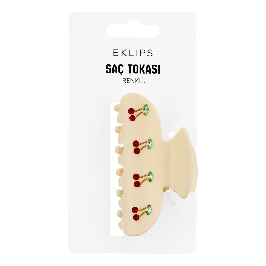 Eklips Cherry Claw Clip for Cute Hair Styling 1 pc