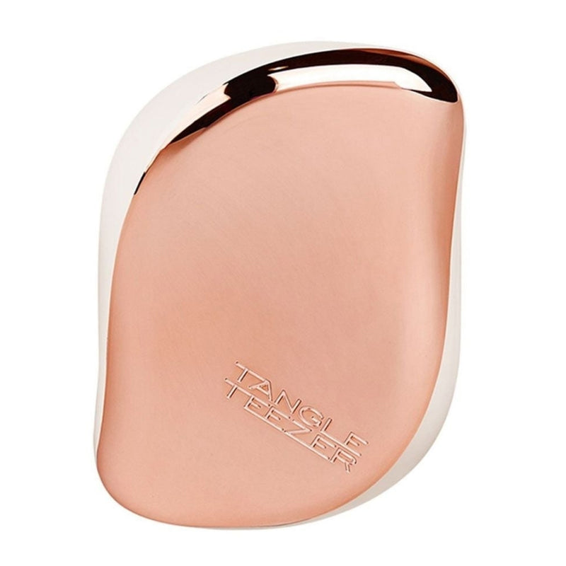 Tangle Teezer Compact Styler Rose Gold Ivory Travel Hairbrush