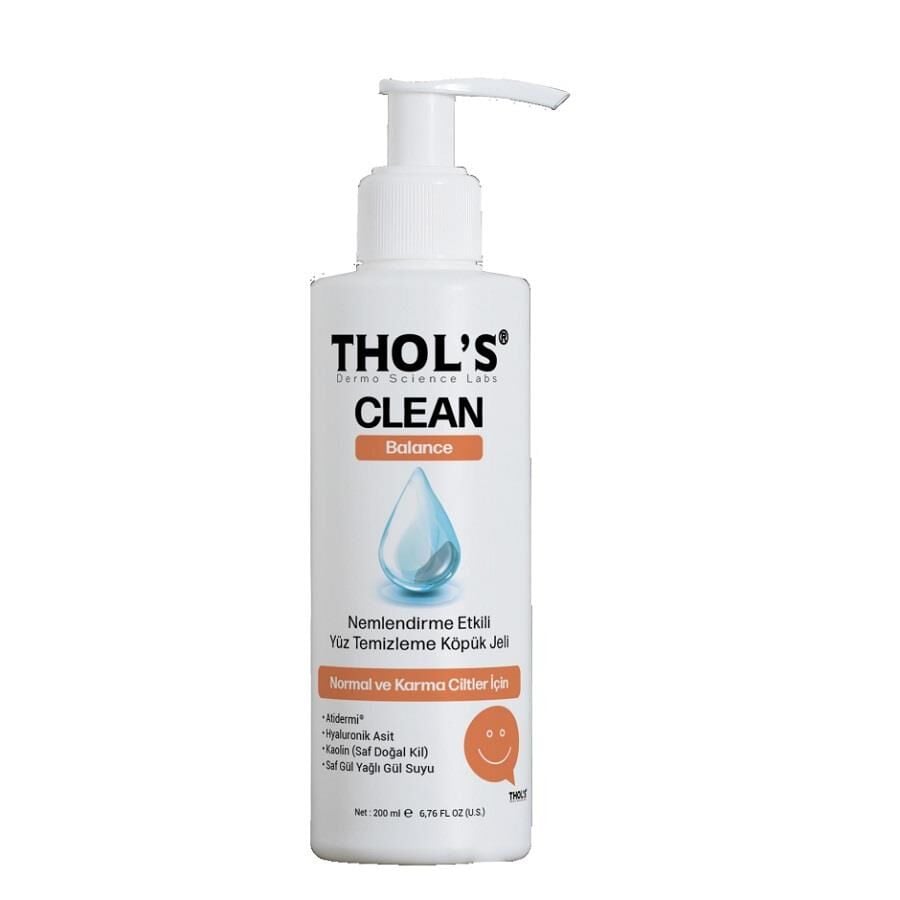 Thols Clean Balance Hydrating Face Wash Foam Gel 200 ml