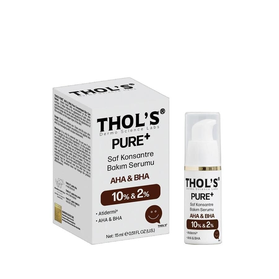 Sérum concentré exfoliant AHA BHA Thols Pure 15 ml
