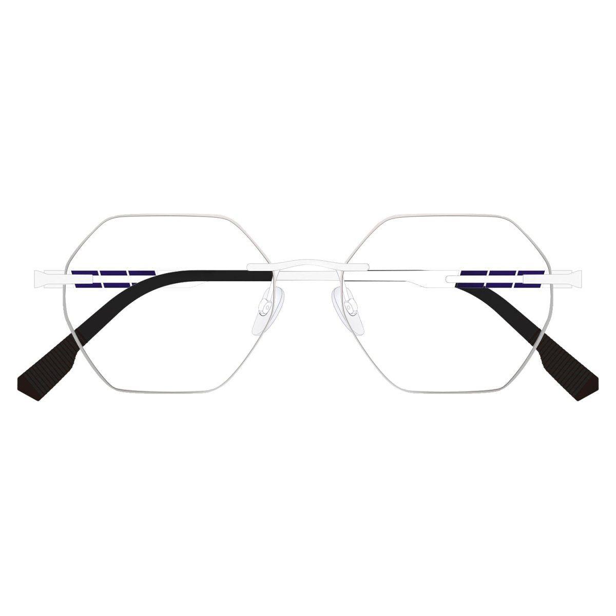 TiRdf Rx Eyeglasses Pasteur Pharmacy Silver