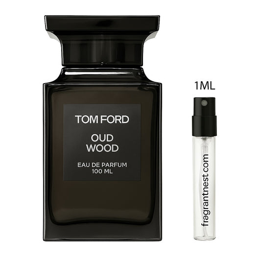 Tom Ford Oud Wood Eau De Parfum Travel Spray | Sample Fragrant Nest 1mL Sample (15 Sprays)