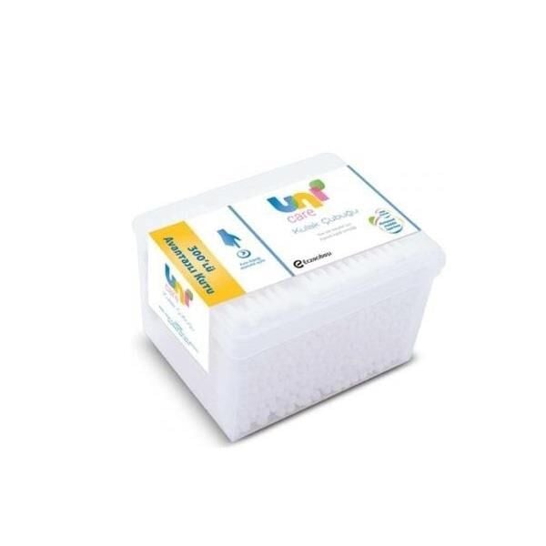 Uni Care Cotton Swabs for Gentle Cleaning 300 Count