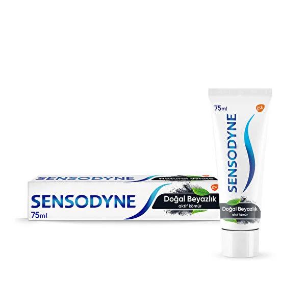 Sensodyne Activated Charcoal Toothpaste for Sensitive Teeth - Natural Whitening - 75ml