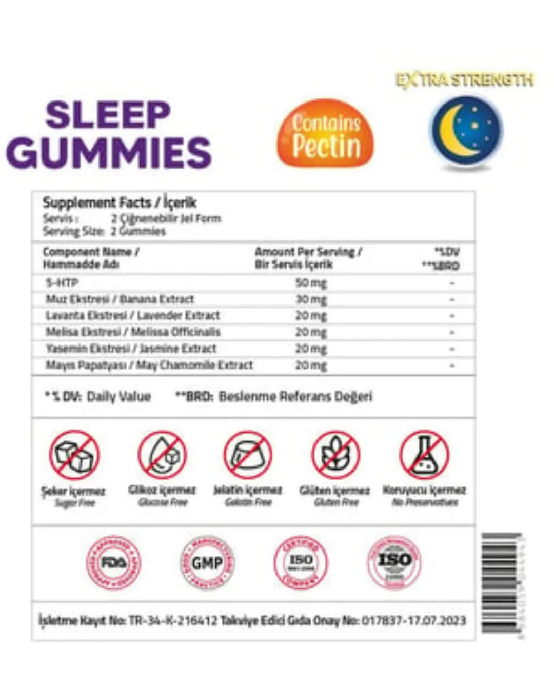 Validus Sleep Gummies with Jasmine & Lavender 60 Count