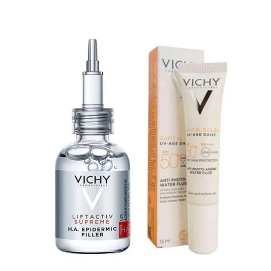 Vichy Liftactiv Supreme H.A. Filler & SPF 50+ Set with Bag