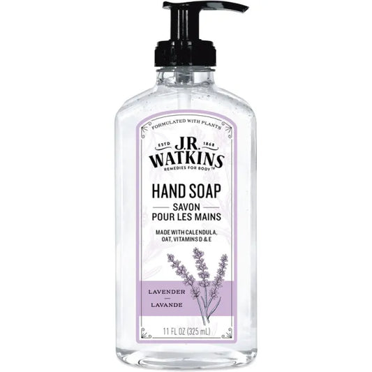 J.R. Watkins Hand Soap Coconut/Lavender Collection Liquid Hand Soap Pasteur Pharmacy Lavender